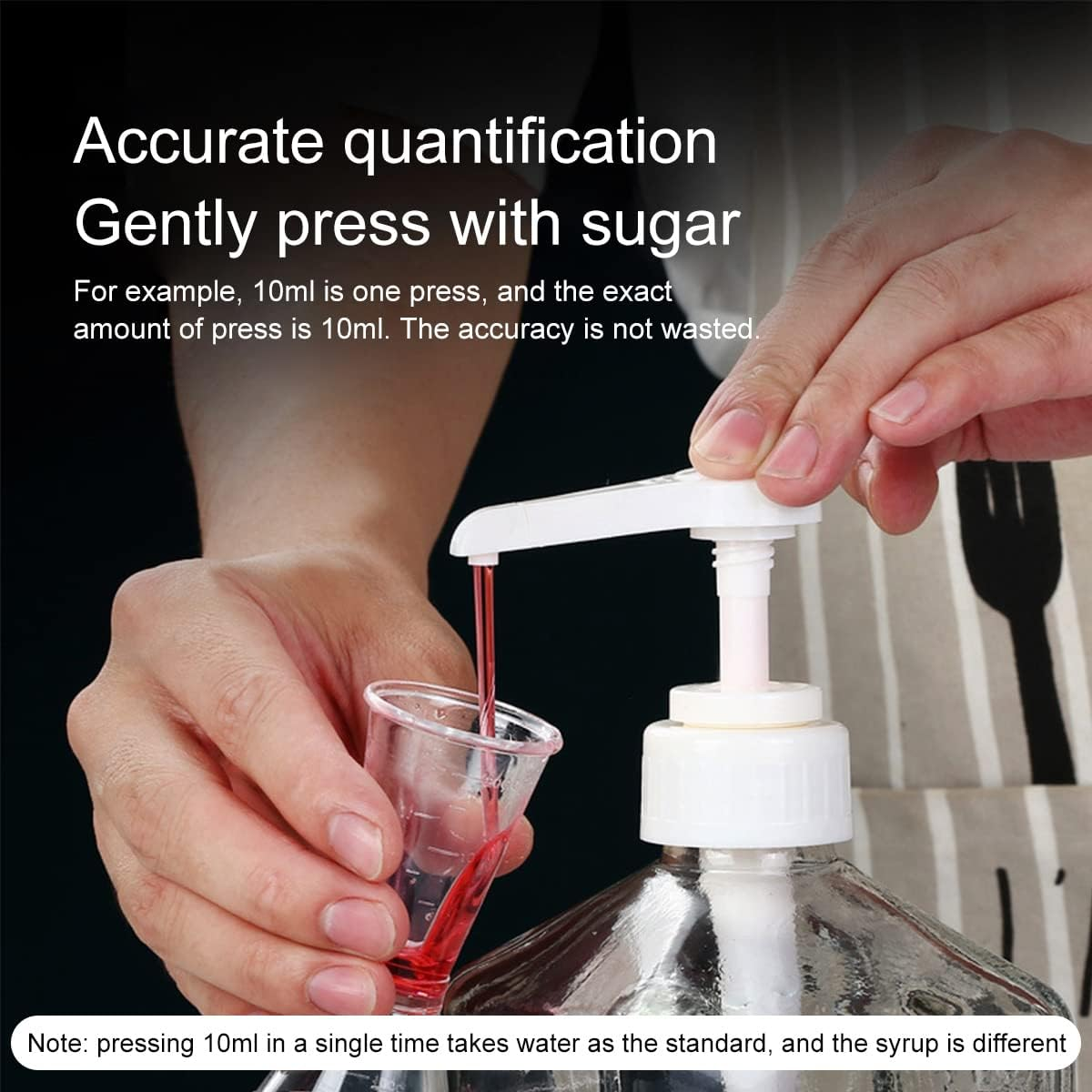 2 Pack Coffee Syrup Pump Universal Syrup Bottle Pump White Syrup Pump Ideal for Coffee Syrups Snow Cones Flavorings & More No Clogging Spilling & Dripping image number 1