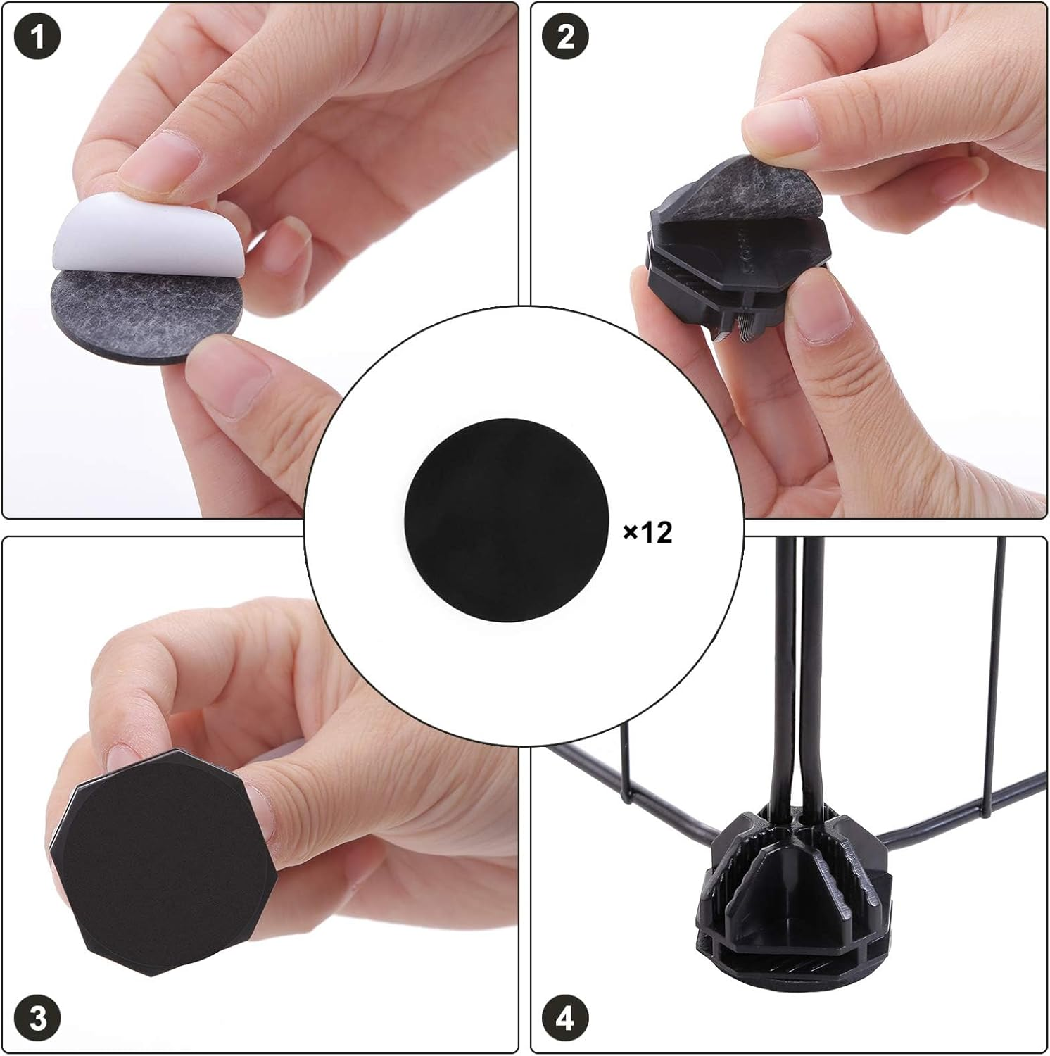 Slowton Pet Playpen - Small Animal Pen, Encrypted Wire Mesh Cages12 Panels Indoor/Outdoor DIY Metal Pet Fence for Puppy, Metal Wire Yard Fence Ties for Rabbit, Hamsters, Hedgehogs, Kitten, Guinea Pig image number 6