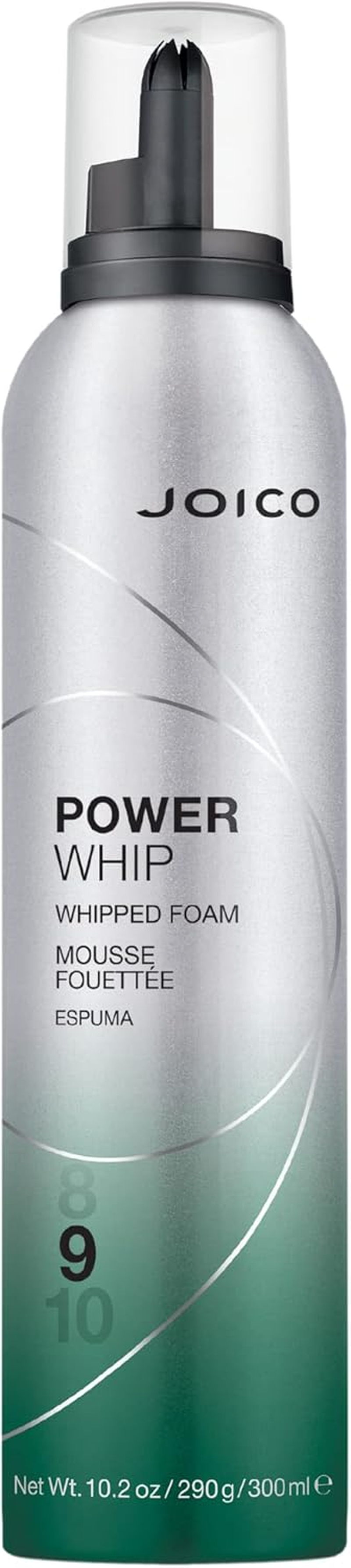 Joico Power Whip Whipped Foam | for Most Hair Types | Add Volume & Body | Thermal Heat, Humidity, & Pollution Protection | Boost Shine | Control Frizz & Flyaways | Silicone & Paraben Free | 10.2 Fl Oz image number 6