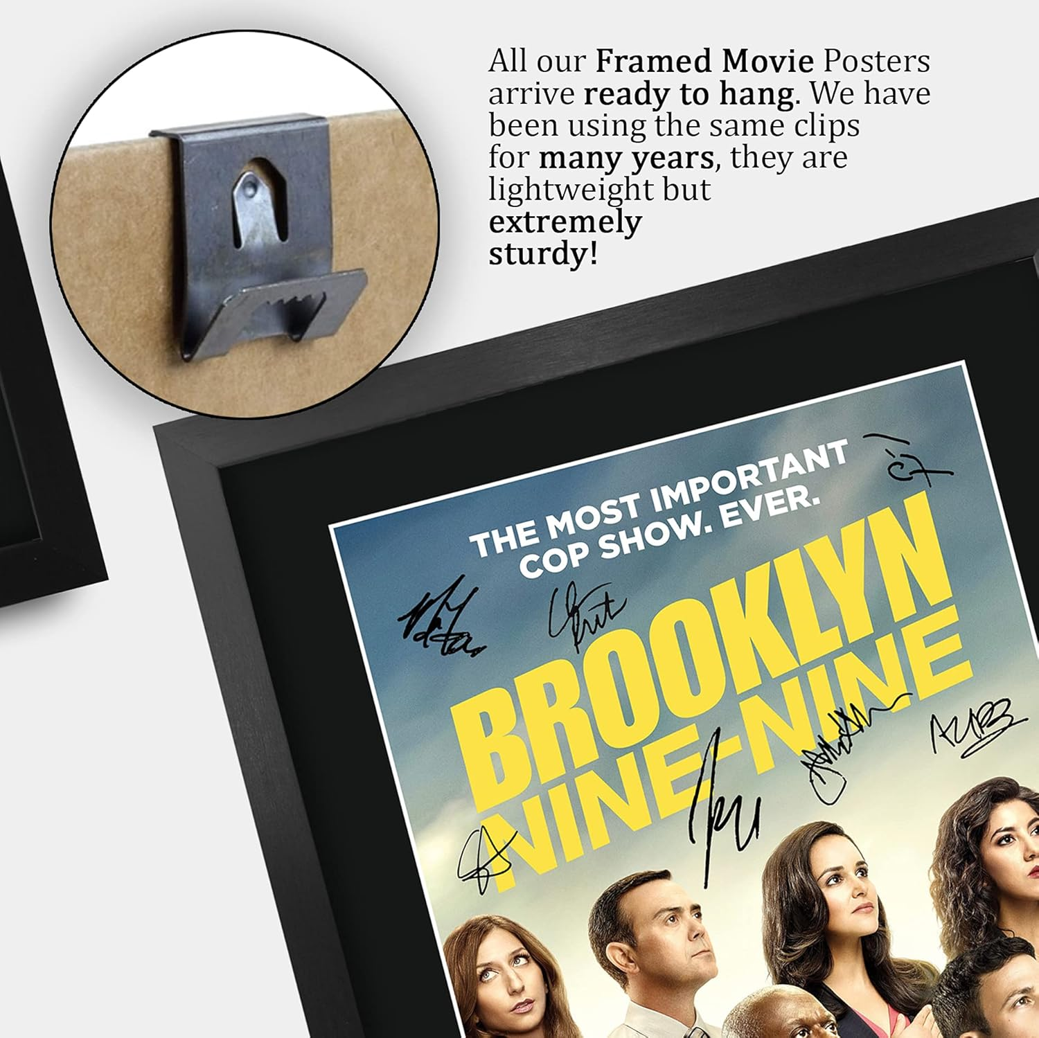 HWC Trading A3 FR Brooklyn Nine-Nine Andy Samberg Gifts Printed Signed Autograph Picture for TV Memorabilia Fans - A3 Framed image number 6