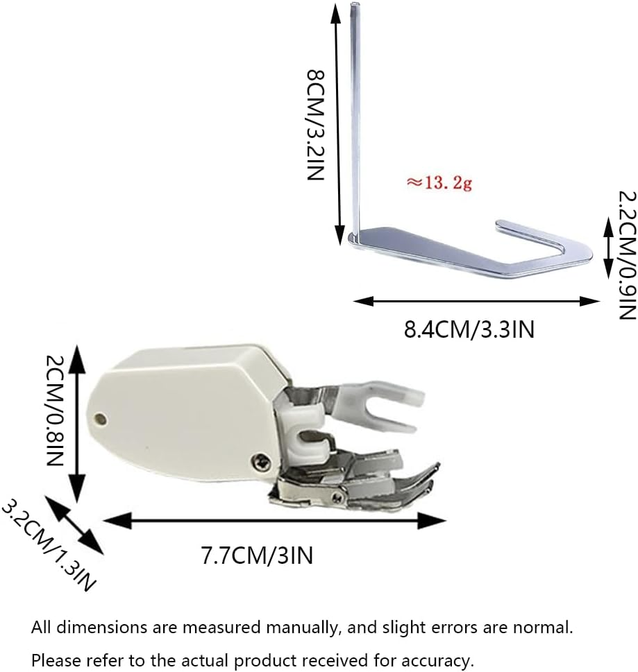 Open Toe Walking Foot W/Guide for Brother Sewing Machine Quilting and Sewing Stitch through Multiple Layers and Match Prints image number 2