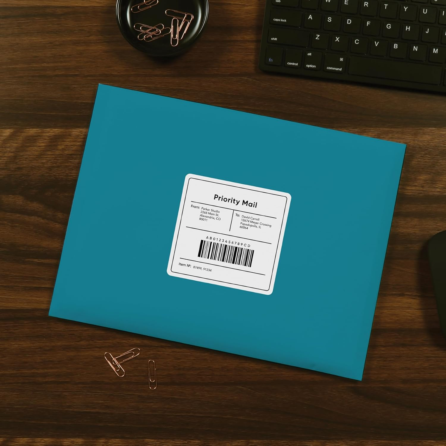 Quality Park Clasp Envelopes, 9 X 12 Inches, Blue, Pack of 10 (38737) image number 2