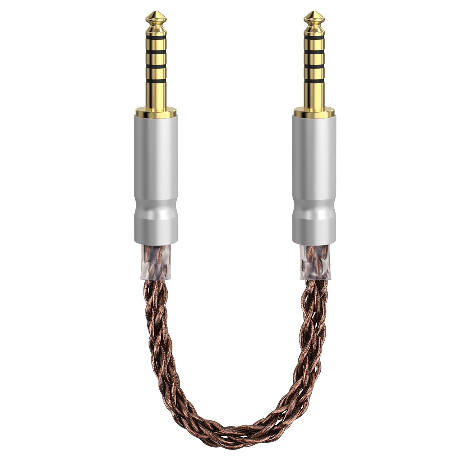 Geekria Apollo 4.4Mm Balanced Cable, Single Crystal Copper 5 Pole Male to Male Upgrade Cord, 8 Strands 6N OCC, Compatible with Ifi DAC, Amplifier, Music Player (18Cm) image number 4