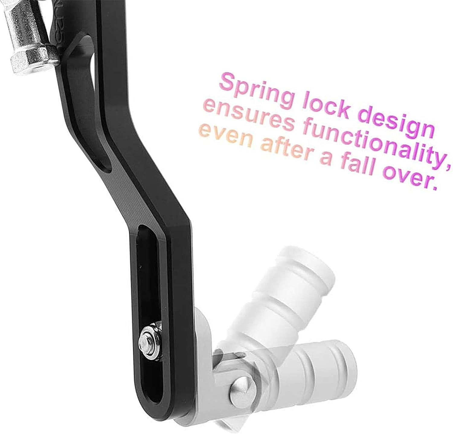 Qiilu 300 Gear Shifter Powersports Shift Levers Motorcycle Gear Shift Lever Folding Metal Gear Shifter for Z300 2015?2017 Automatic and Accessories