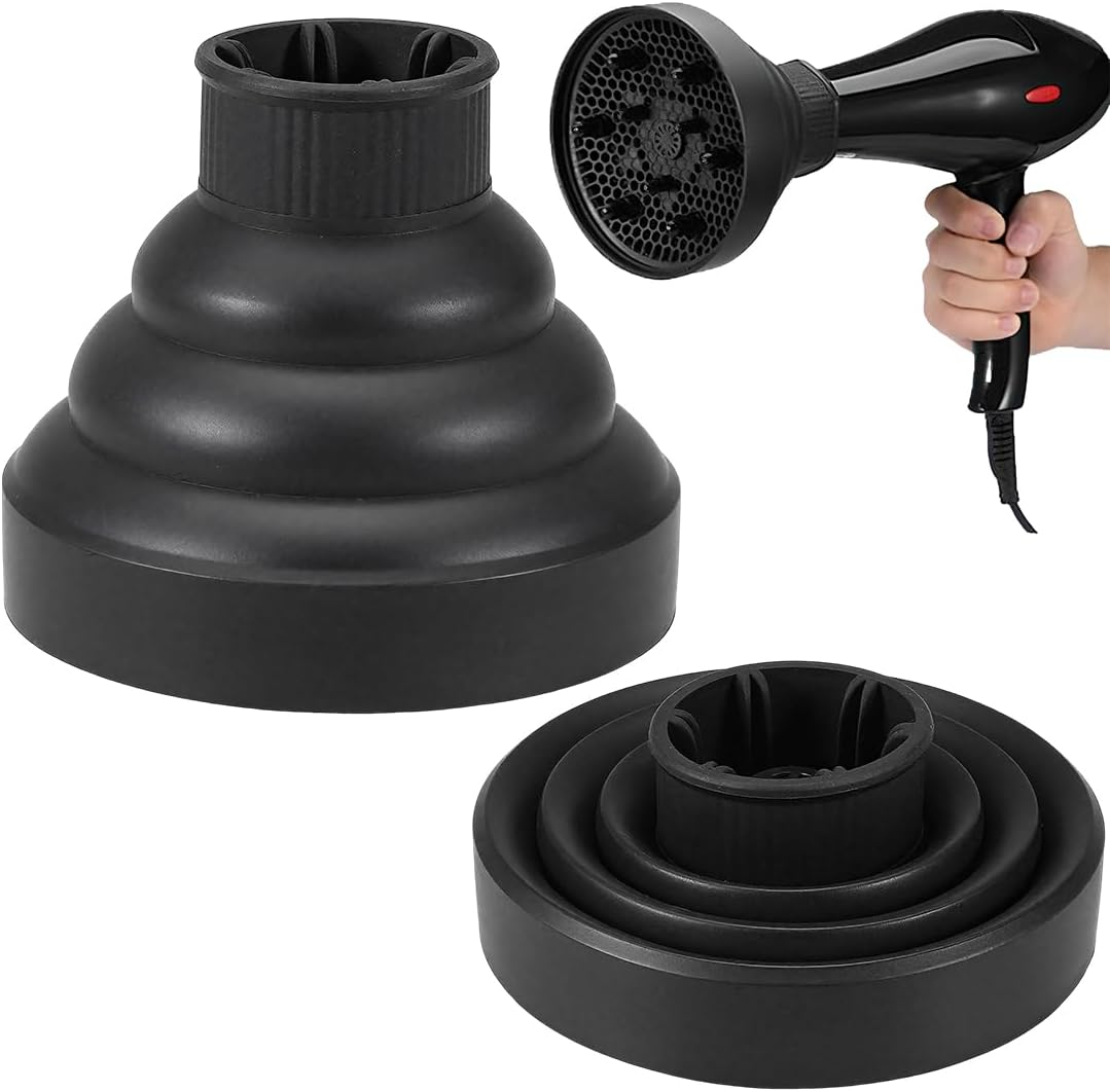 IKOPFLN Universal Foldable Hair Diffuser Hair Dryer Adaptable for Blow Dryer with Nozzle image number 1