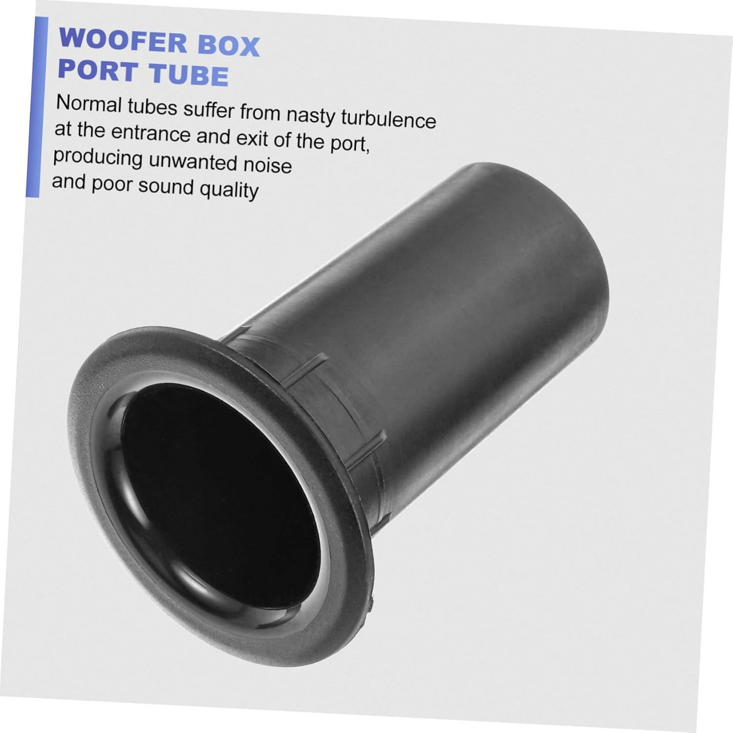 Gadpiparty 8Pcs Small Plastic Speaker Port Tube Bass Reflex Subwoofer Port Vent for Audio Speaker Cabinets and Woofer Boxes and Home Audio Systems image number 4