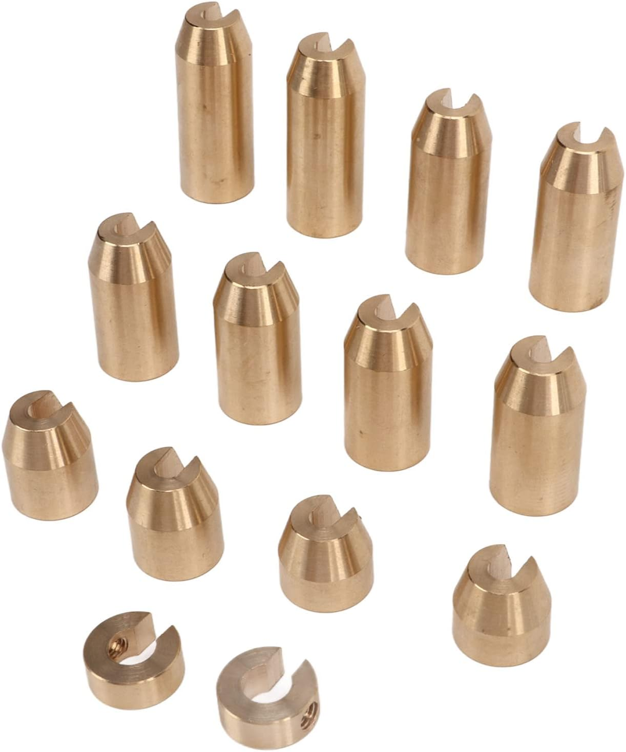 Jiawu Motorcycle Brass Wheel Spoke Weights Refill Kits, Reusable Brass Wheel Spoke Balance Weights, Super Moto Vintage Metric Cruisers Dual Sport or Any Other Spoked Wheels (14Pcs) image number 4