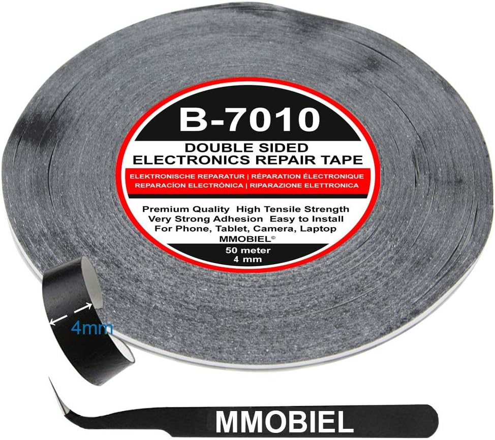 MMOBIEL 4 Mm Double Sided Layer Strong Adhesive Tape 50 M Long Roll (Black) for Smartphone Tablet Repair image number 4