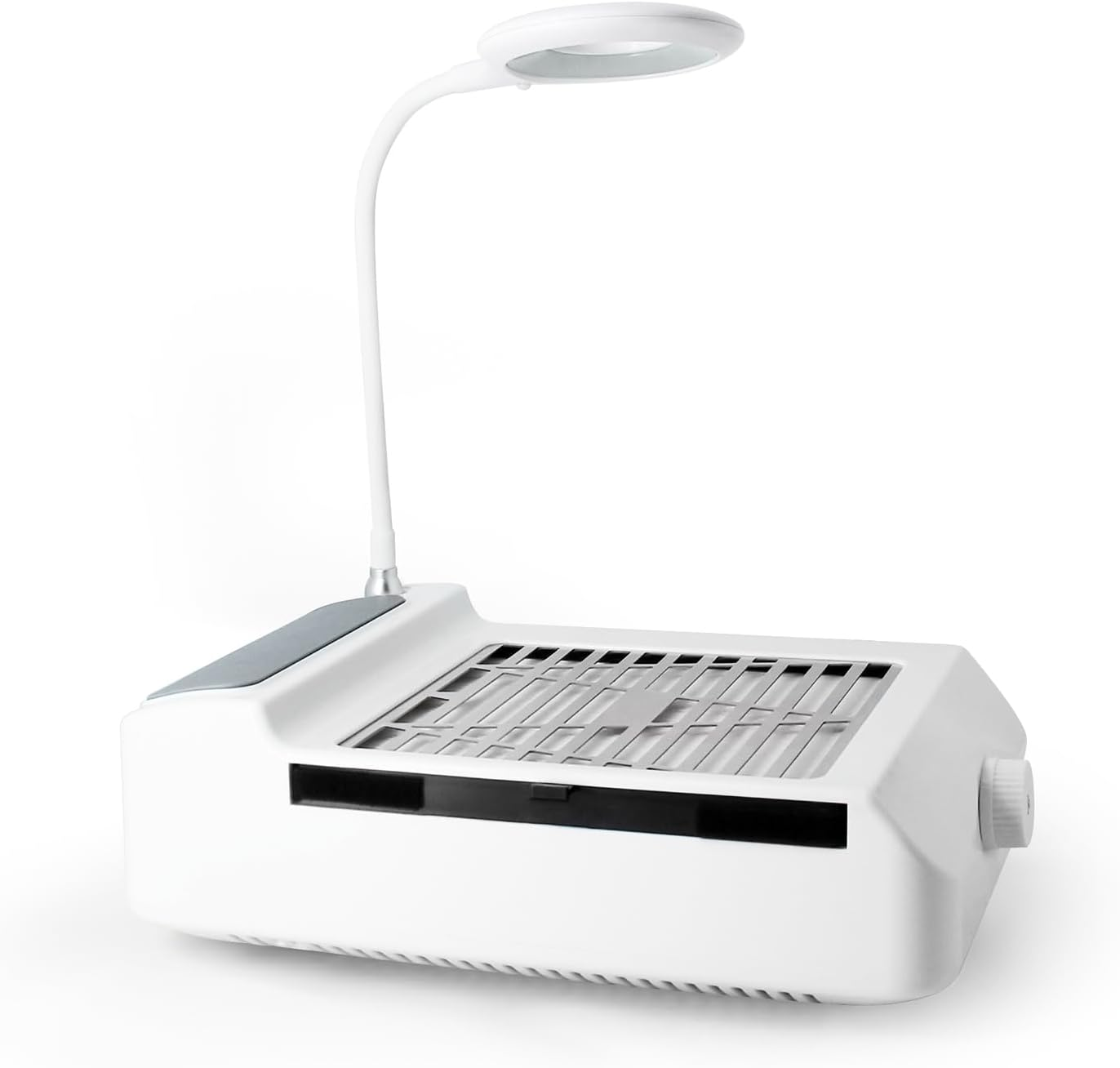 Nail Dust Extractor with Filter, Professional Dust Extraction for Nails Nail Salon, Nail Vacuum Cleaner, Nail Design Manicure, with Cuticle Pusher