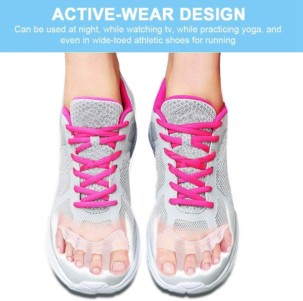 Gel Toe Separator, Soft Toe Straightener, Toe Spacers Toe Stretchers for Men and Women Easy Wear in Shoes image number 5
