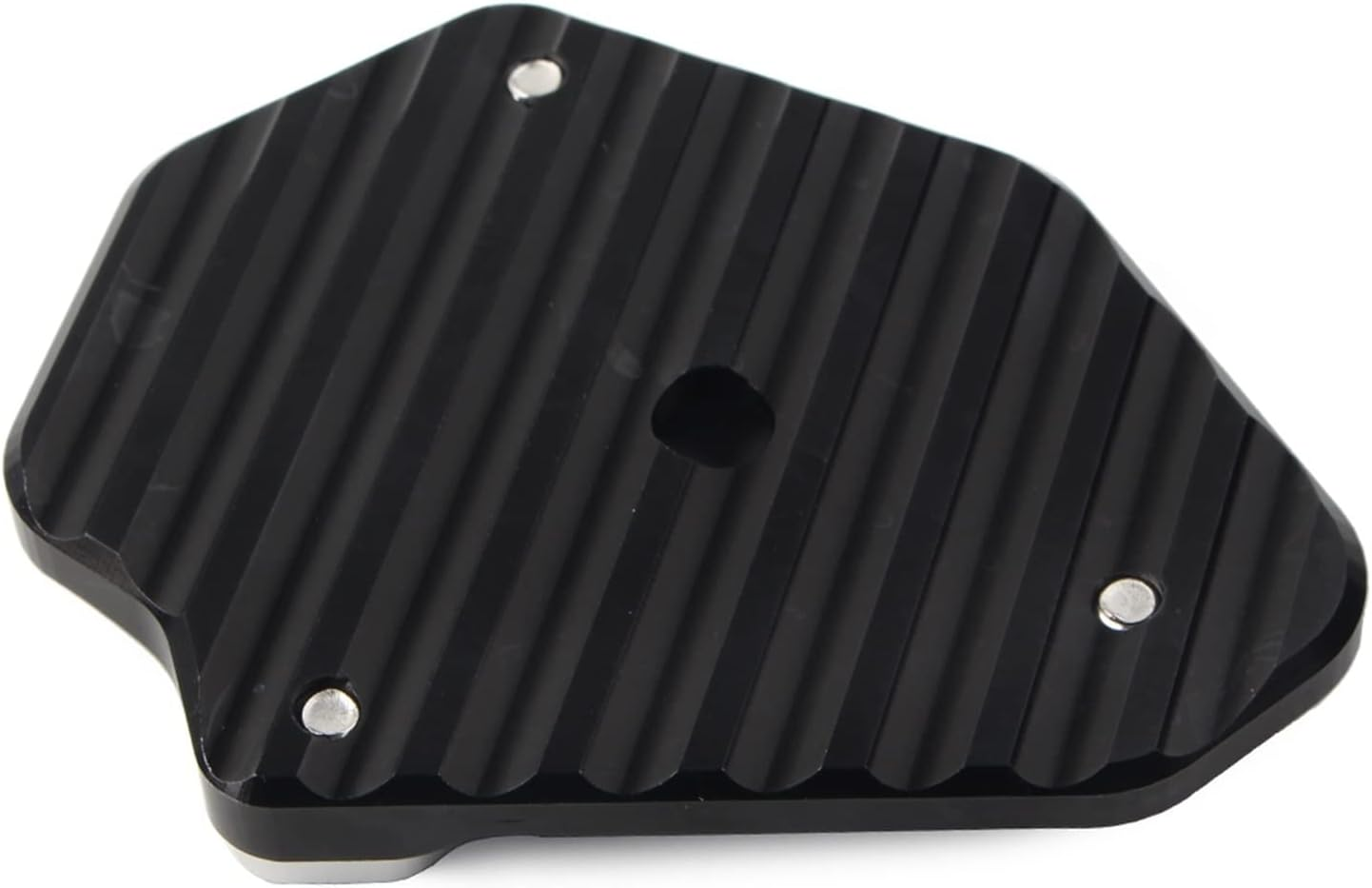 KANGYEBAIHUODIAN Fit for Ducati 848 1098 1198 Motorbike Side Stand Enlarger Plate Kickstand Pad Aluminum Motorcycle Parts (Color : Black) image number 1