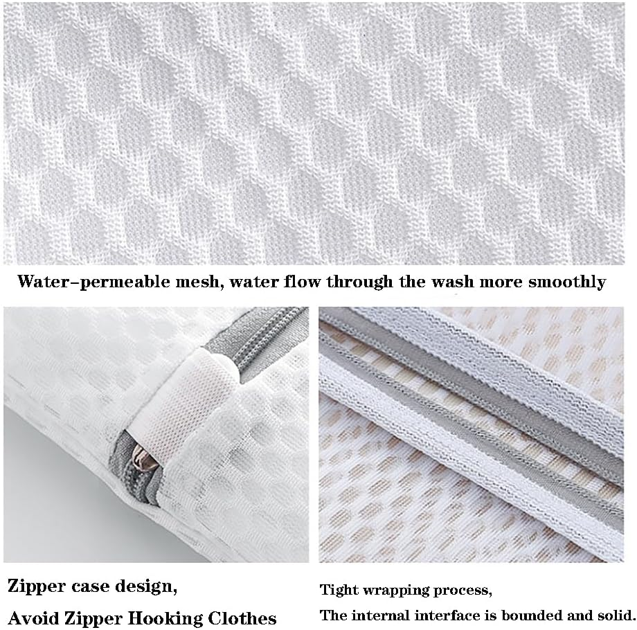 Heatunk Premium Delicates Mesh Laundry Bags - Reusable Wash Bags for Gentle Washing of Clothing and Baby Clothes in Washing Machine - 3 Pac image number 6