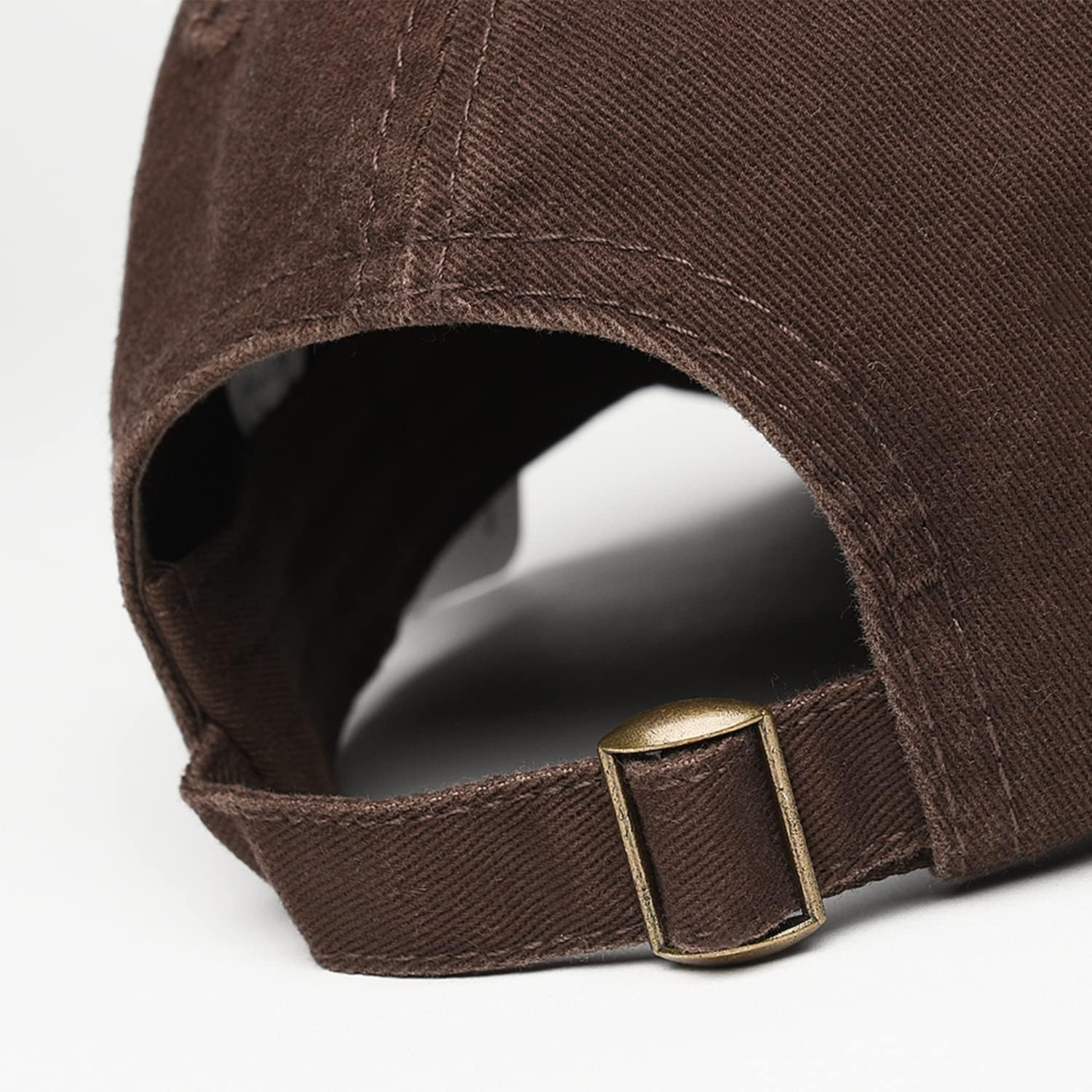 FREEBIRD99 Men Women Plain Cotton Vintage Washed Twill Baseball Cap Distressed Adjustable Strapback Dad Hat - Khaki image number 2