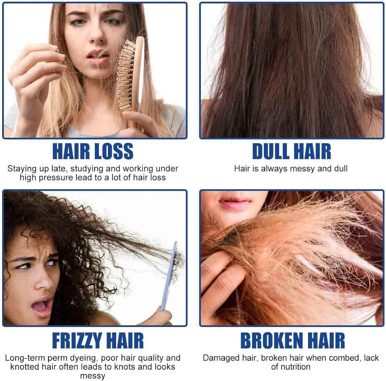 Protein Correction Hair Straightening Cream,Silk & Gloss Protein Correction Hair Cream,Nourishing Fast Smoothing Hair Straightener Creams,Straighten and Care 2-In-1 (2Pcs-A, SIZE-1010) image number 1