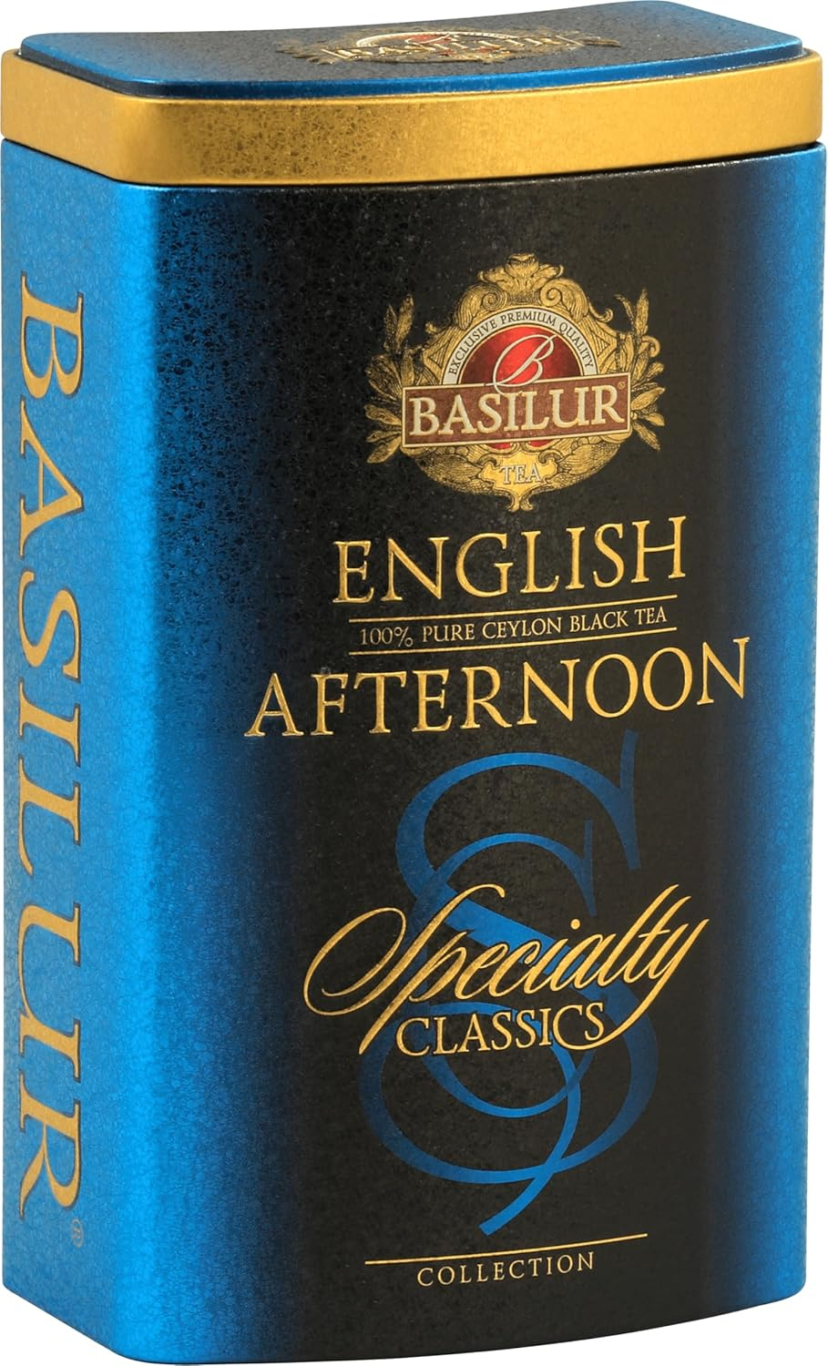 Basilur English Afternoon - Tin Caddy - 100G Loose Leaf Ceylon Black Tea image number 1