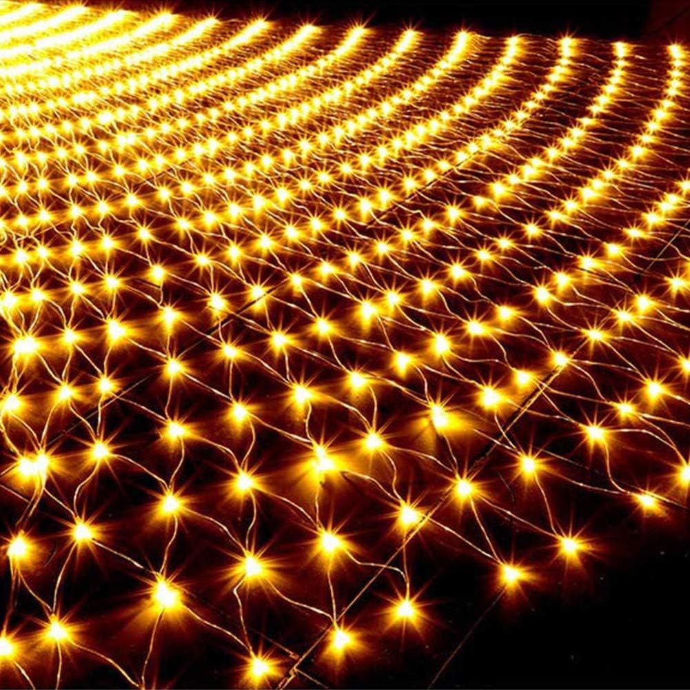 LED Light Net 6 X 4 M, Outdoor Garden Tree Fairy Lights for Bushes 627 Leds Fairy Lights Net Christmas Lighting IP44 Waterproof with Timer 8 Light Modes for Garden Bushes Indoor Balcony D (Size: 6 M X image number 6