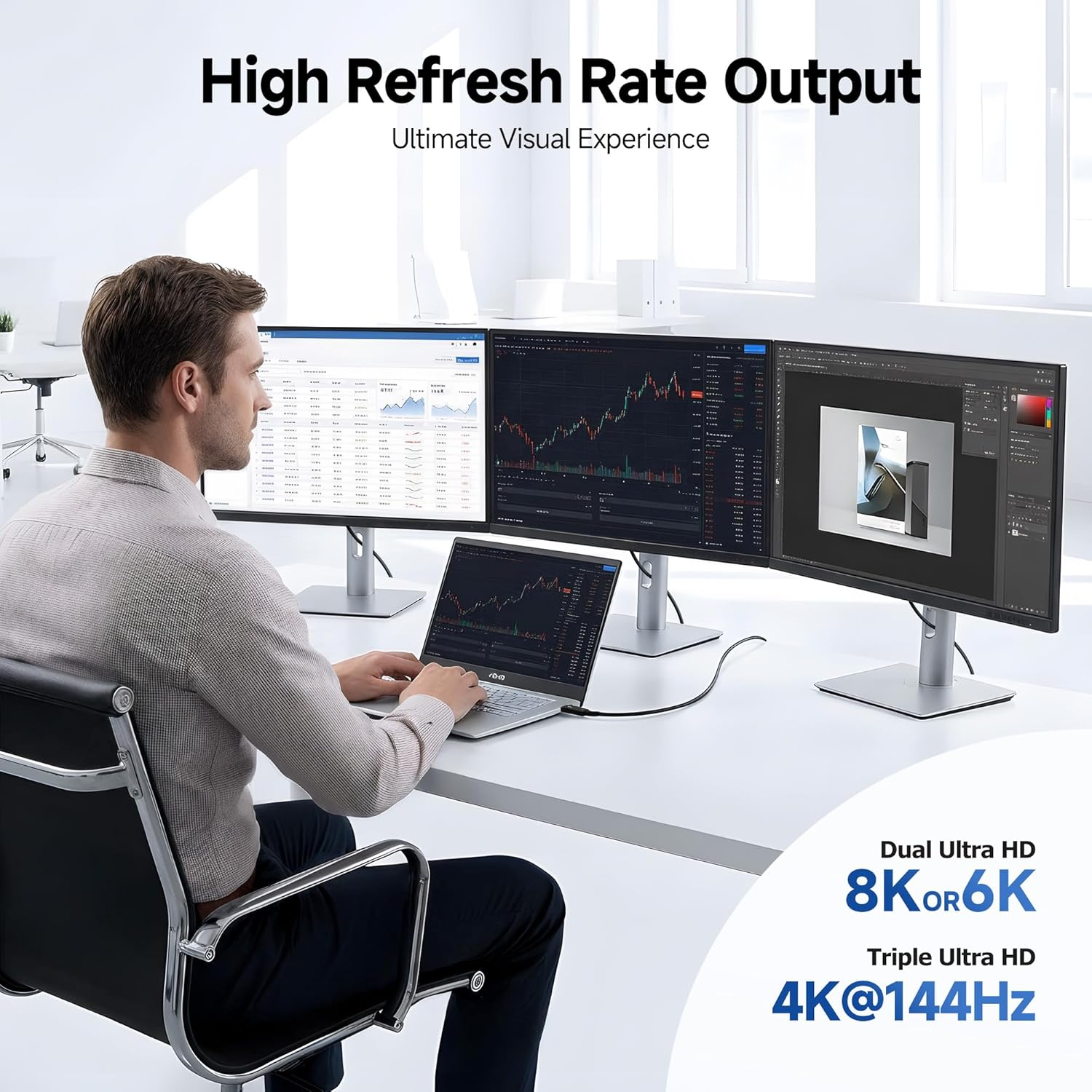 [Intel Certified] Cable Matters Short 80Gbps Thunderbolt 5 Cable - 0.3M, up to 120Gbps Bandwidth Boost, 8K Video and 240W Charging, Compatible with Thunderbolt 4, USB4 and USB C, Black image number 2