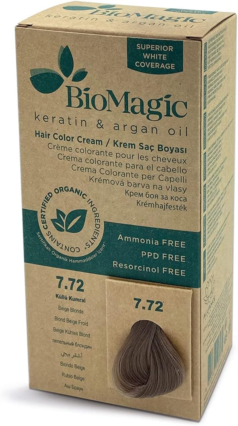 Bio Magic Permanent Hair Colour Cream, Light Blonde, 1 Count