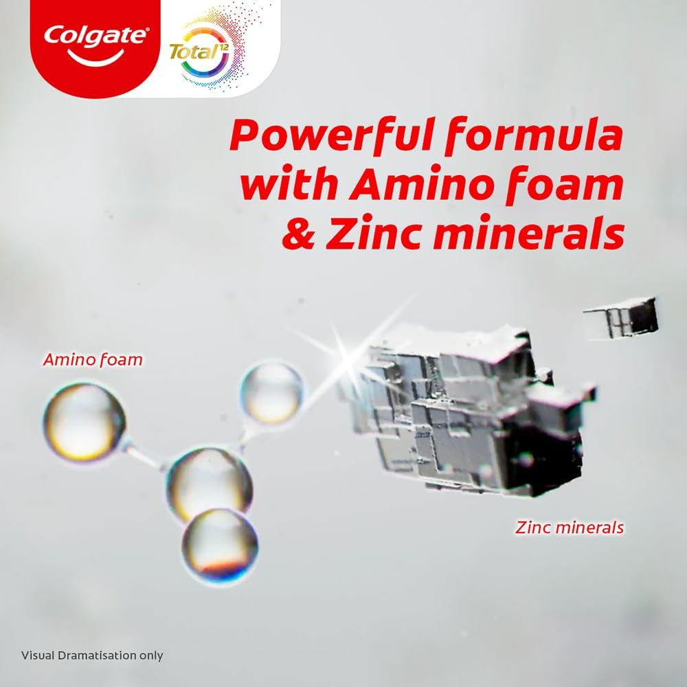 Colgate Total Plaque Release Toothpaste, 95G, Farm-Grown Natural Mint, for Stronger Gums image number 1