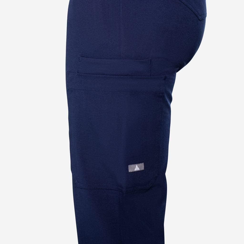 Bad Workwear Women'S Revolutionary Slim Fit Jogger Scrub Pants, Navy, Medium image number 2