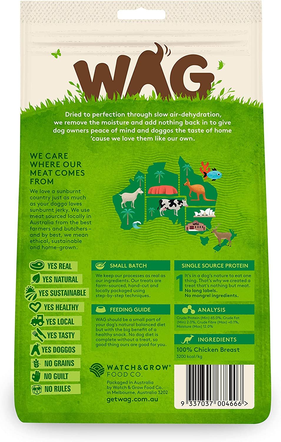 Chicken Breast 750G, Grain Free Natural Dog Treat Chew, Healthy Alternative Perfect for Training image number 2