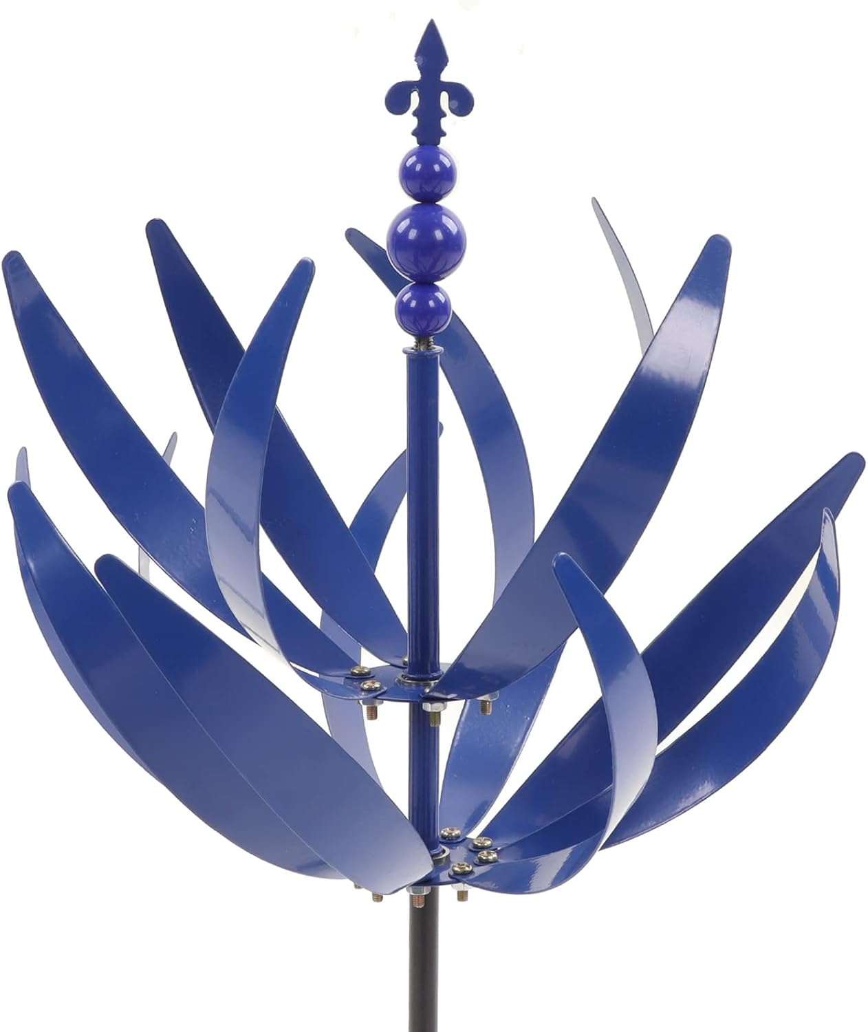 Wind Spinners, 7.9 X 35.4In Iron Yard Garden Wind Spinners Outdoor Metal Wind Spinners Beautiful Wind Sculptures Spinners for Yard Garden Outdoor Decoration image number 1