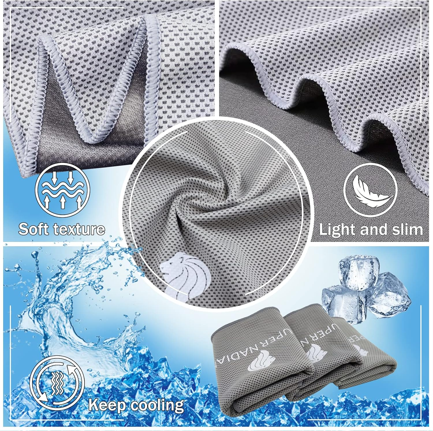 Gym Towel-Microfiber Towel-Microfiber Sheet -Towel for Workouts - Sport,Fitness,Gym Wipe Men'S Gym Towels - Microfiber Gym Towel - Gym Wipe Sport Towel - Fitness Accessories image number 3