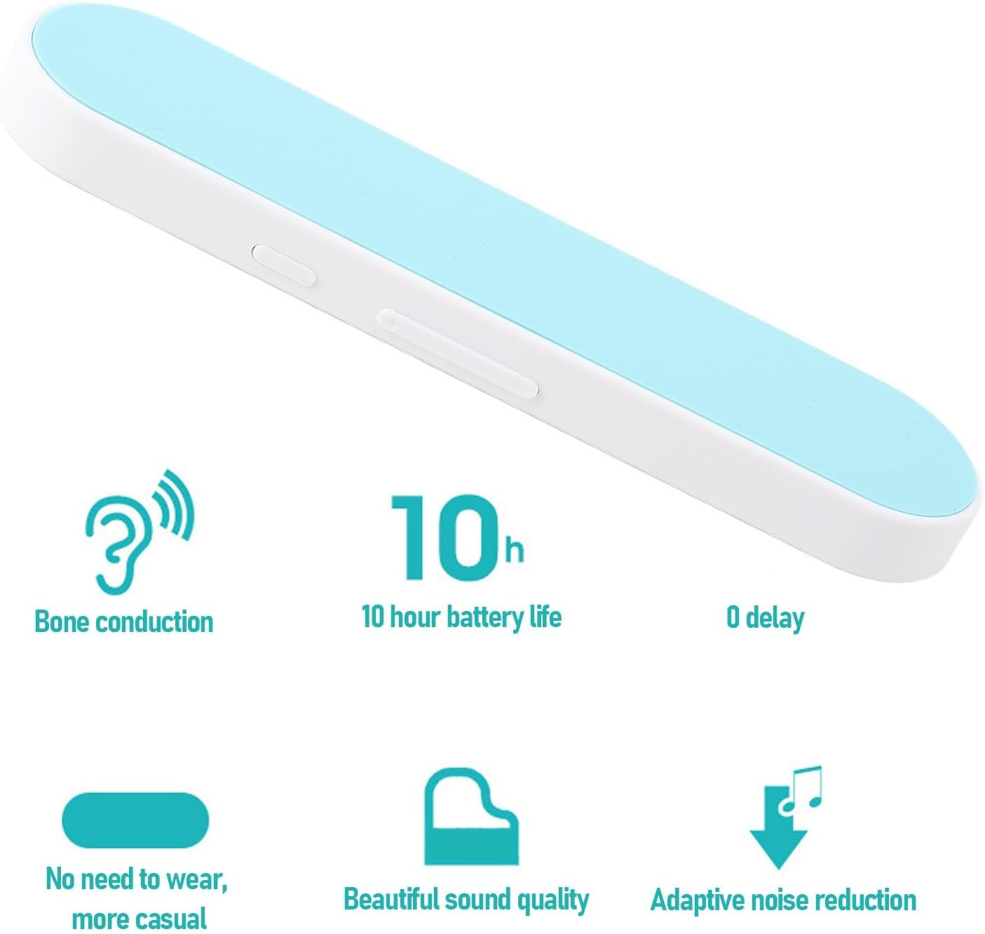 Luocute Pillow Speaker, Sleep Sound Machine with Bone Conduction and Auto Shut off Timer, for Improved Sleep and Relaxation image number 2