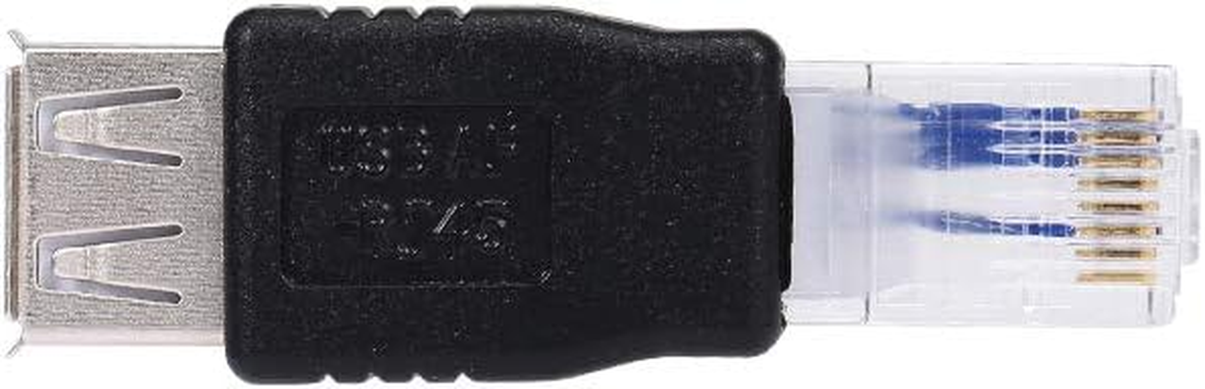 USB Network Adapter, USB2.0 Female to Ethernet RJ45 Male Plug Adapter Connector, Lightweight and Portable, for ADSL Modem or Router with USB Interface, USB to RJ45 Adapter image number 5