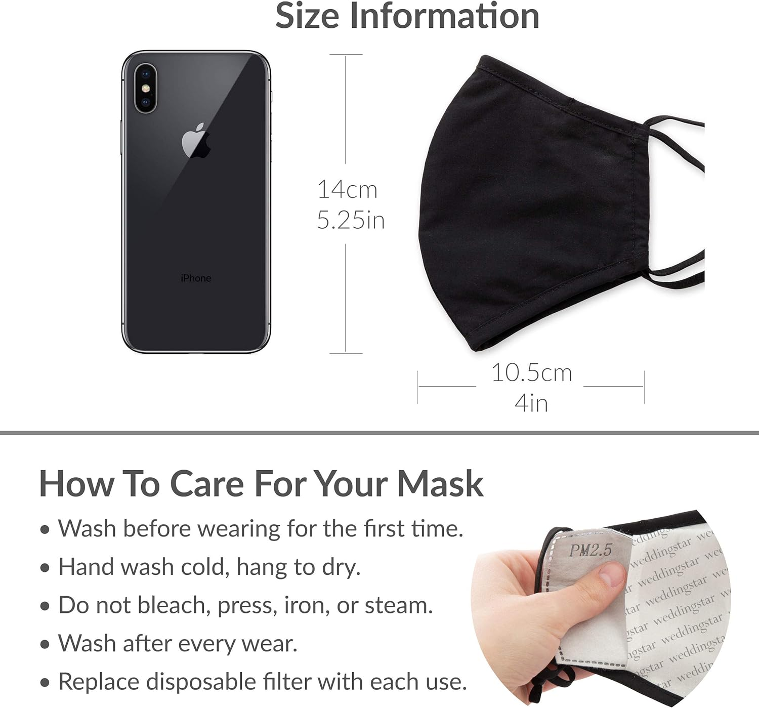 Weddingstar Kid'S Washable Cloth Face Mask Reusable and Adjustable Protective Fabric Face Cover W/Dust Filter Pocket - Mermaid Scales image number 2