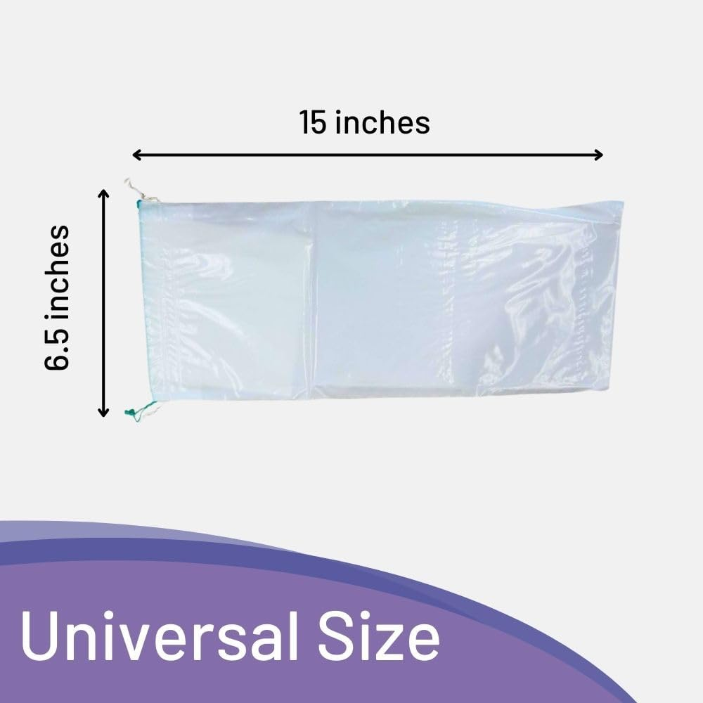 Carebag Medical Grade Male Urinal Bag with Super Absorbent Pad, 20 Count - Travel Urinal for Men - 20 Disposable Bedside Urinal Bottle Bags - Leak-Resistant image number 2
