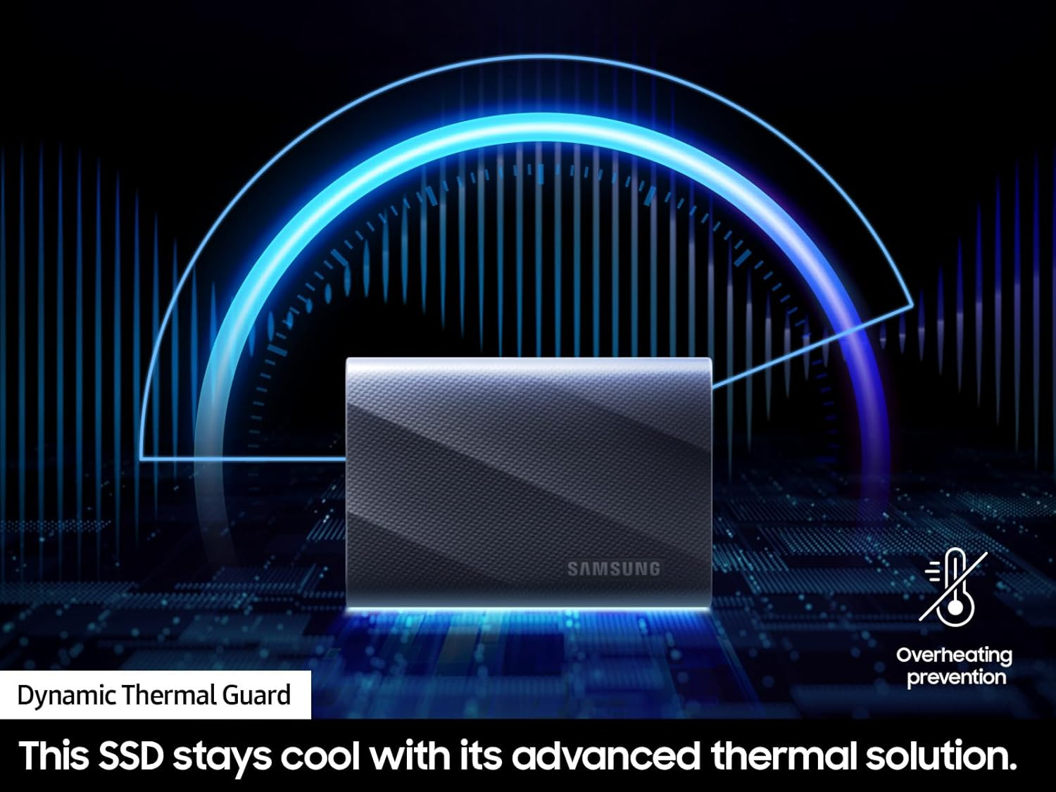 Samsung T9 Portable SSD 1TB, USB 3.2 Gen 2X2 External Solid State Drive, Seq. Read Speeds up to 2,000Mb/S for Gaming, Students and Professionals, MU-PG1T0B/AM, Black image number 4