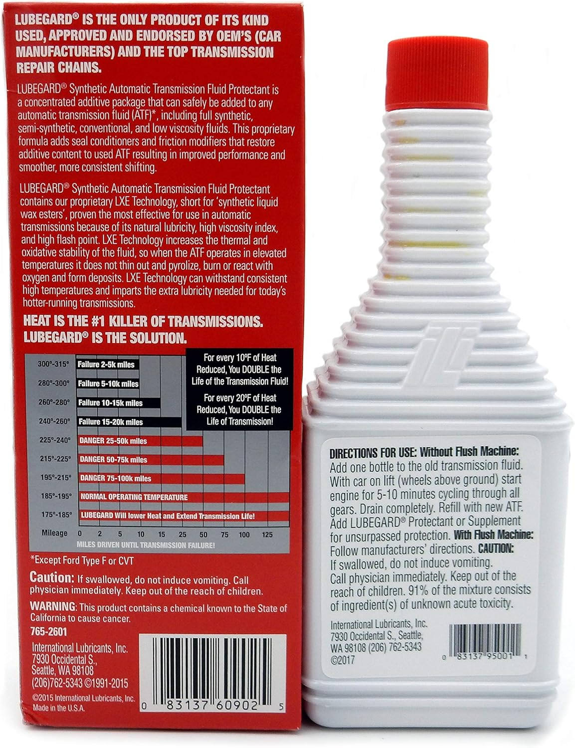 Lubegard 98602 Flush and Protect Performance Pack for Automatic Transmissions image number 2