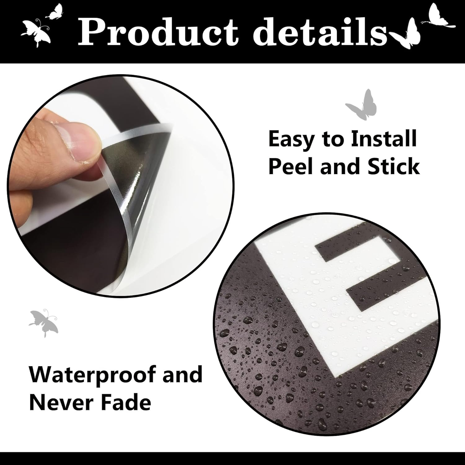 Inspirational Quotes Wall Decals Vinyl Motivational Wall Stickers Positive Lettering Spiritual Words Decals Affirmation Sayings for Women Girls Classroom Bedroom Living Room Bathroom Office Wall Decor image number 1