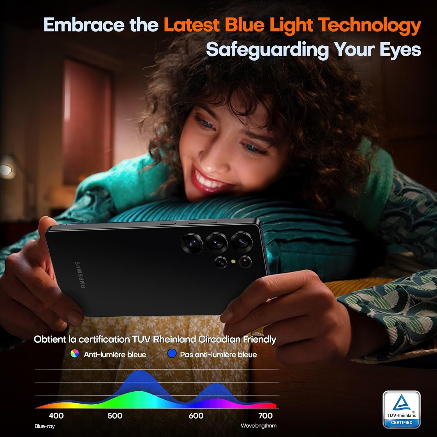 TOCOL 2 Pack for Samsung Galaxy S25 Ultra Screen Protector 6.9-Inch Instant Installation, 14FT Military Grade Shatterproof, 9H+ Hardness Tempered Glass HD Clear Protection No Bubbles No Dust