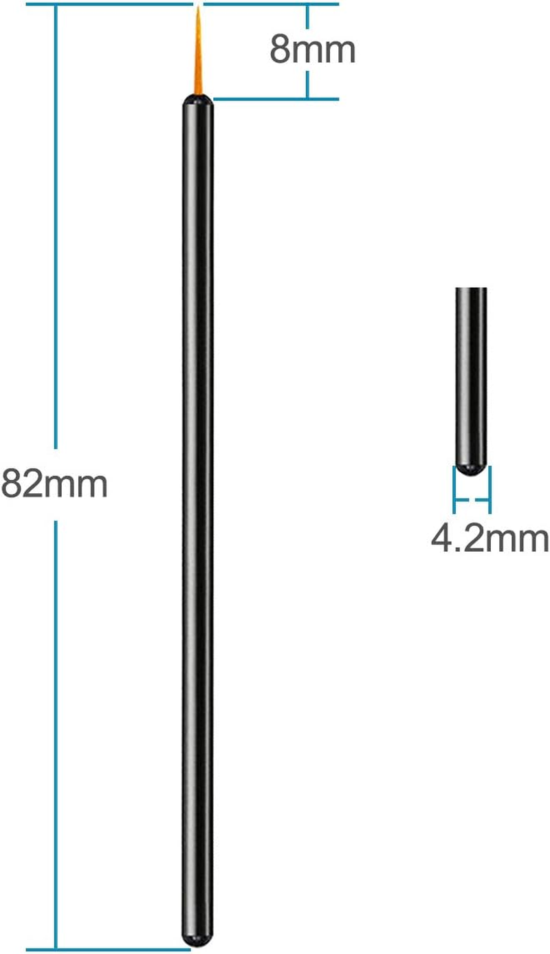 100 Pack Disposable Eyeliner Brush, Ankoor Eye Liner Applicator Cosmetic Eye Wands Makeup Tool