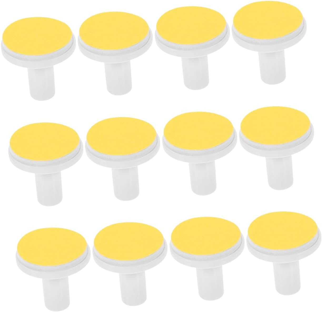 PACKOVE Electric Nail Trimmer Replacement Pads 12Pcs Pink Adults Nail Buffer Grinding Heads Refill