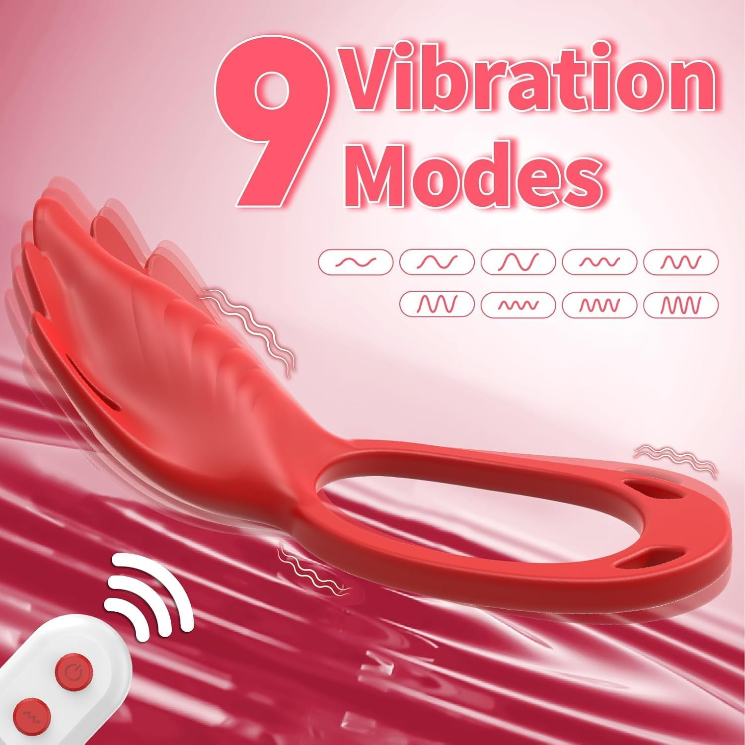 Adult Sex Toys Wearable Panty Vibrator,Female Sex Toy with 9 Vibration Modes,Vibrating Penis Ring Clitoral Stimulator,Couple Sex Toy with APP & Remote Control Vibrators for Women Men Sexual Pleasure image number 4
