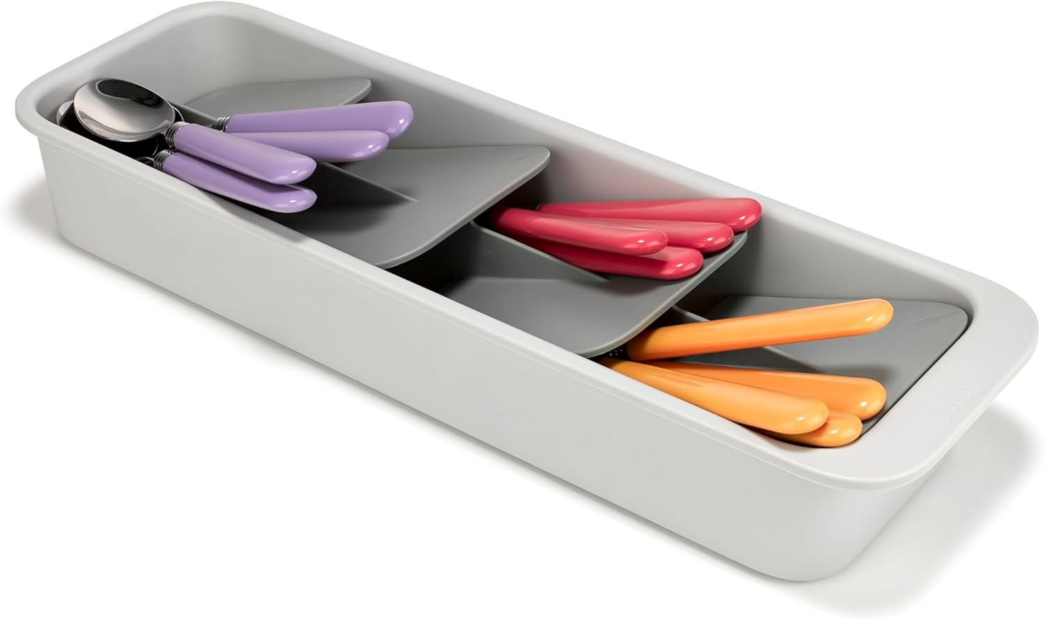 Joseph Joseph Drawerstore Compact Tiered Cutlery Kitchen Drawer Organiser, Dismantles for Easy Cleaning, Recycled Plastic image number 5