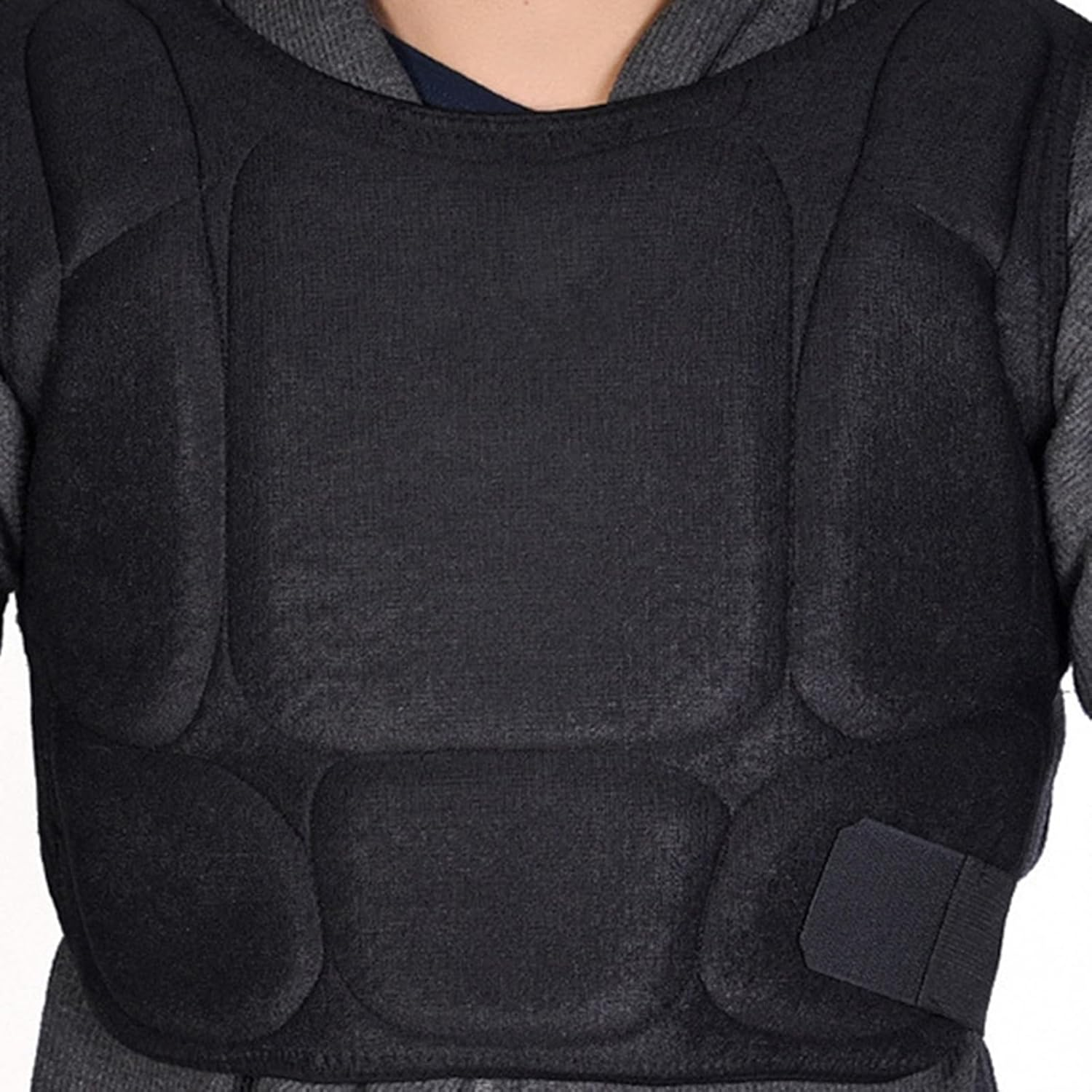 Boxing Body Shield - Kickboxing Breast Protector for Adults Kids, Comfortable Chest Guard Vest | Lightweight Chest Gear Protects during Sparring, Reliable Training Vest for Boxing Karate And image number 5