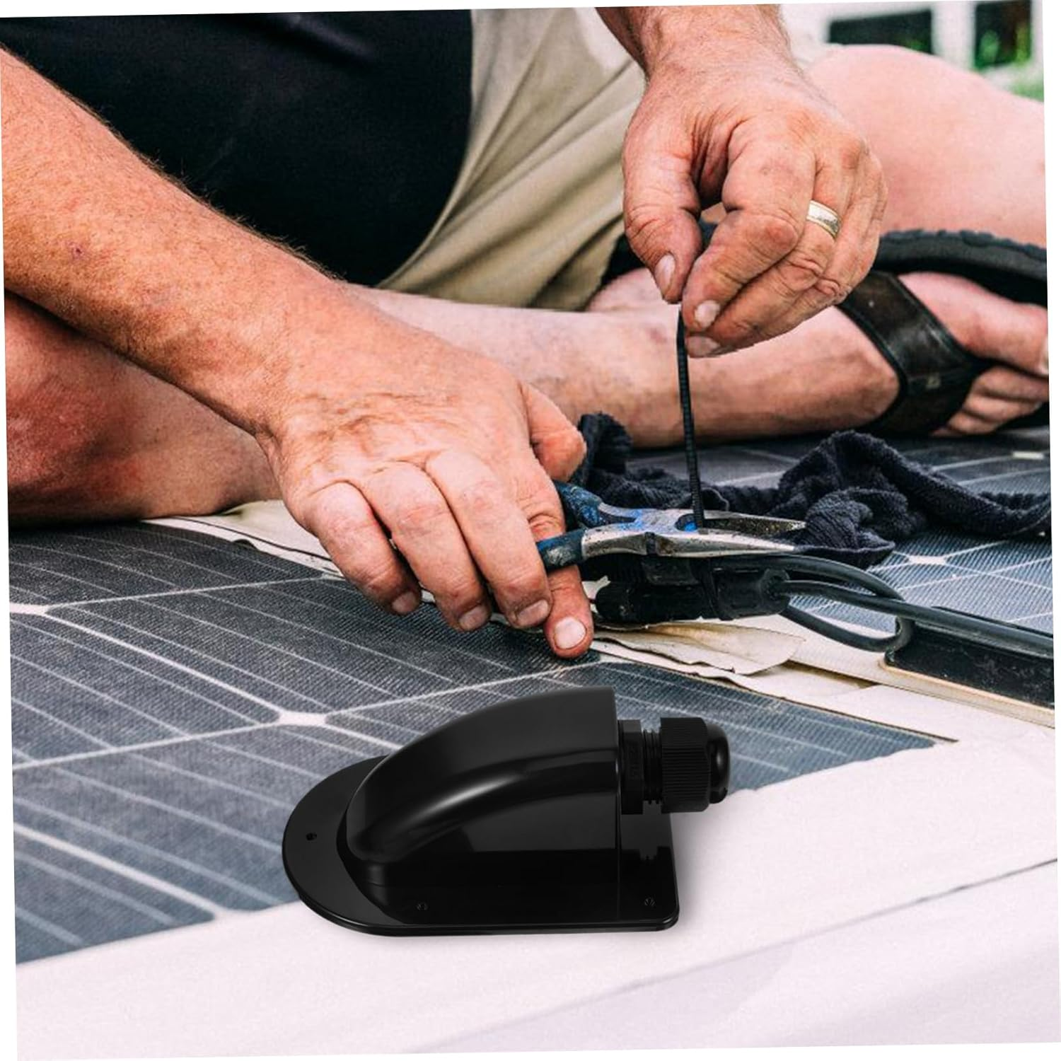 Lar Cable Entry Boxes Waterproof and Uv-Resistant for Rv Boat Garage and Roof Wiring