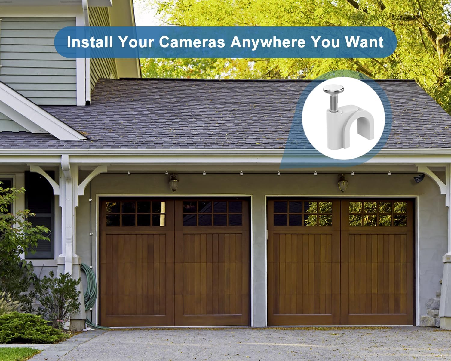 Basesailor Micro USB Power Cable 3M/2Pack,Flat Micro USB Charging Power Cord,Charger for Wyze Cam V3 V4 Pan,Nest Yi,Blink Mini XT XT2 Outdoor/Indoor 3Rd Gen,Zmodo,Furbo Dog,Netvue,Xbox One Controller image number 1