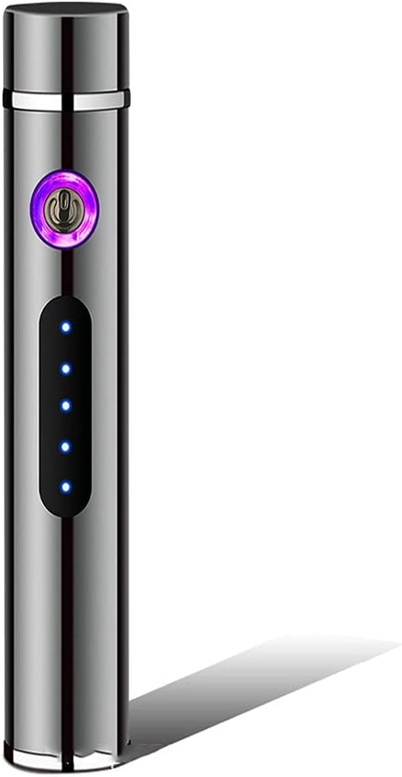 Nomel Double Arc Lighter, USB Rechargeable, Plasma, Metal, Black, Sleek, Modern, Classic, Portable, Electric Arc Lighter image number 2