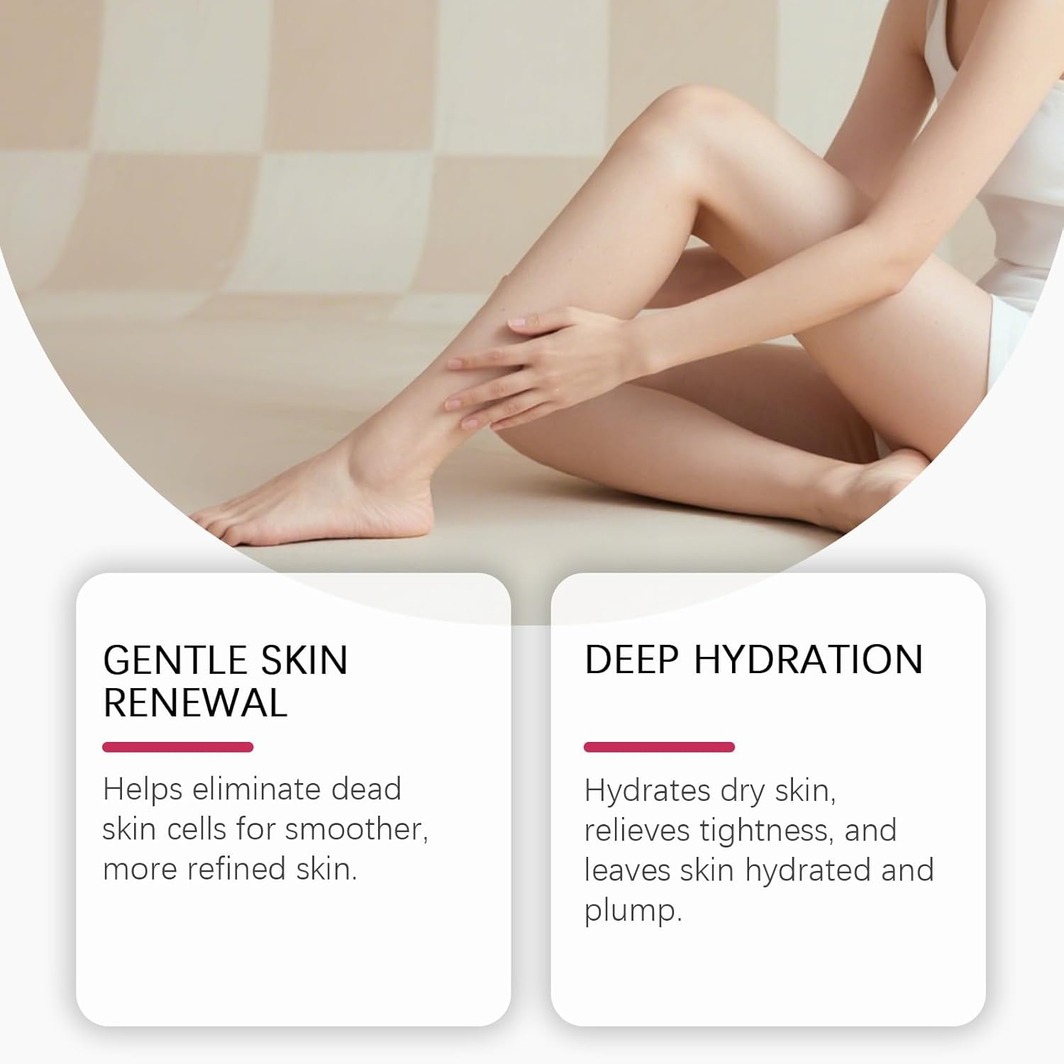 Strawberry Ultra Strength Strawberry Skin Resurfacing Cream, Exfoliating Body Lotion with Triple Acids, Radiant Legs and Arms for Keratosis Pilaris, Gentle Moisturizer for Keratosis Pilaris image number 4