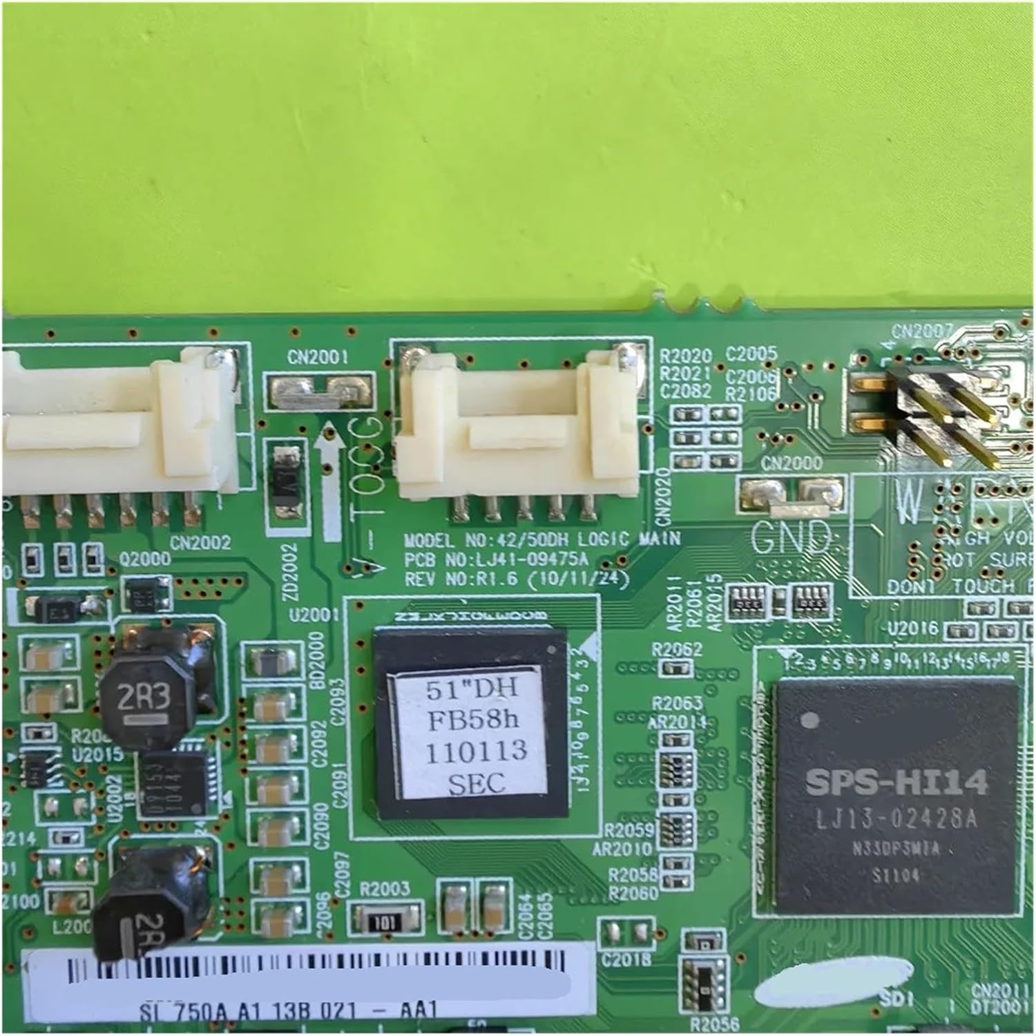 LJ92-01750A LJ41-09475A T-CON Logic Board， Compatible for 51" TV PS51D490A1 PS51D450A2 PS51D450A2W PN51D450A2D PN51D430A3D image number 5