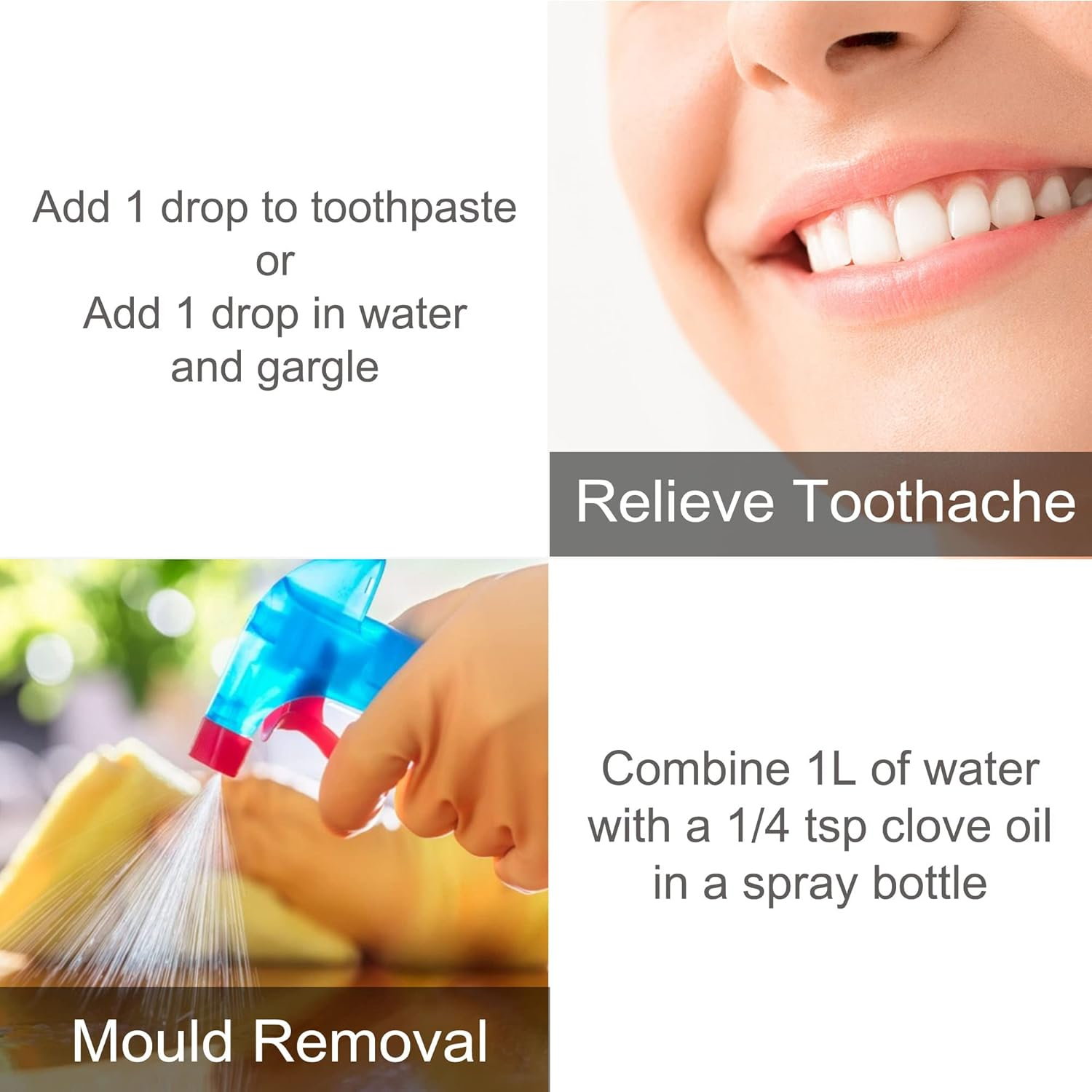 100% Pure Clove Bud Essential Oil | Oil of Cloves for Teeth | Clove Oil for Mould 10 Ml image number 2