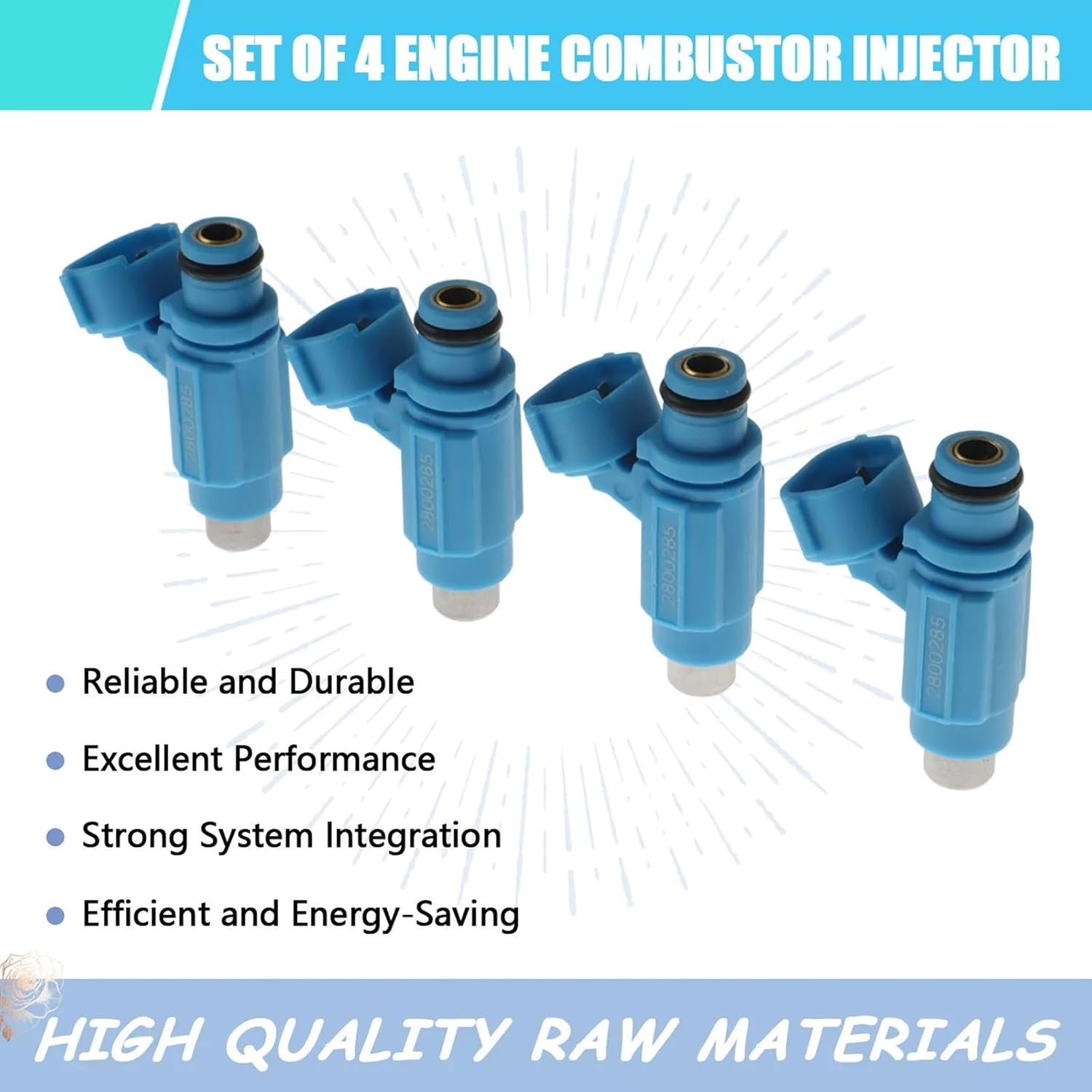 Replacement Car Fuel Injectors for Kawasaki JET SKI STX 12F STX 15F ULTRA LX STX 160 SX-R 49033-3707, Pack of 4 image number 4