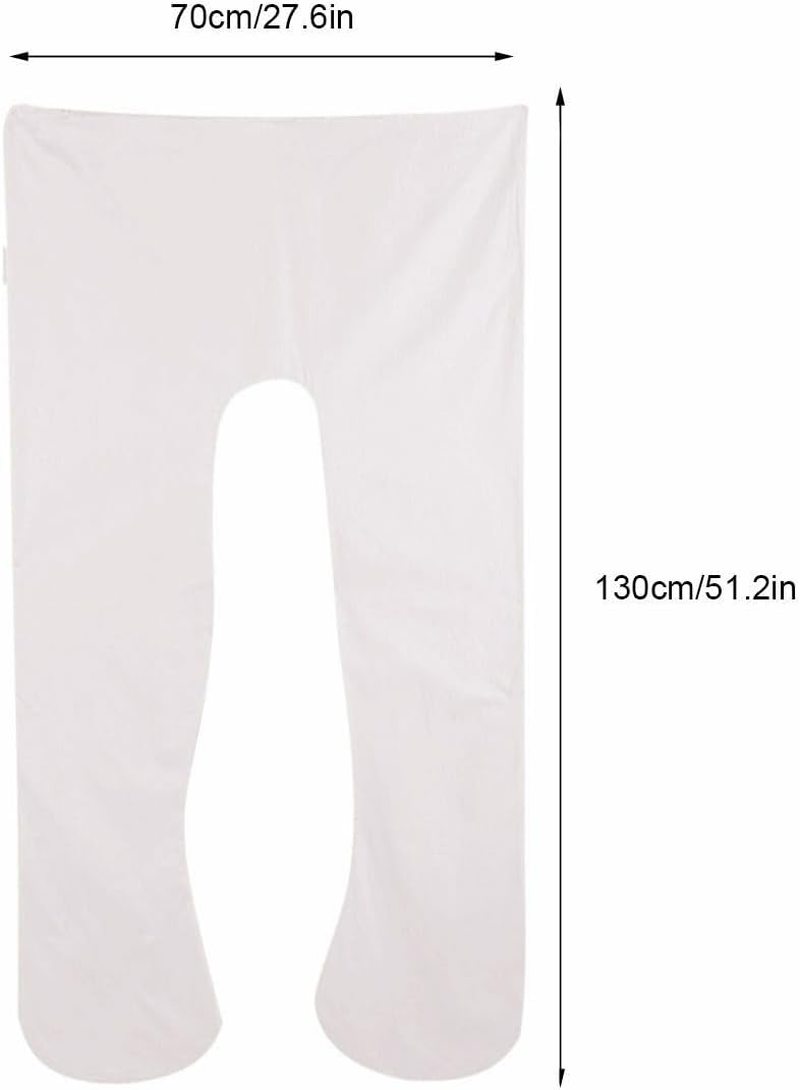 AIMALL U-Shaped All-Cotton Maternity Pillow Multifunctional Lumbar Side Sleep Cushion - Grey image number 3