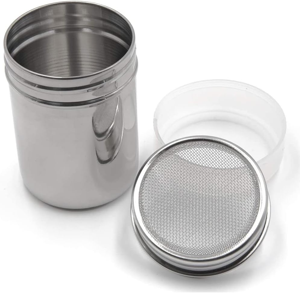 Stainless Steel Sugar Cocoa Coffee Icing Shaker Flour Duster Chocolate Powder #Coffee Duster image number 3