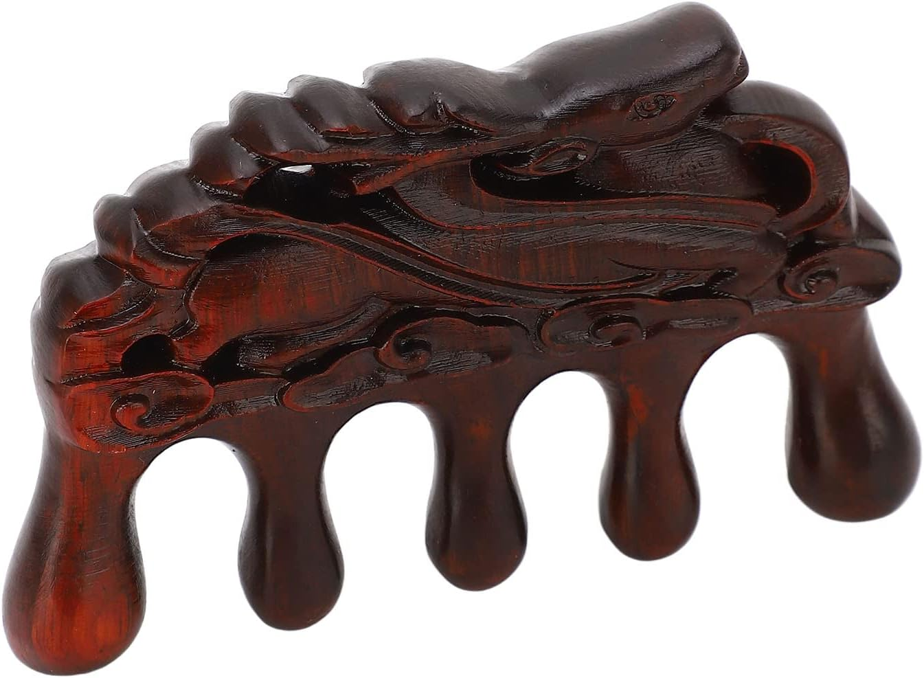 Meridians Comb Static 5 Teeth Head Scalp Wood Massage Comb image number 6